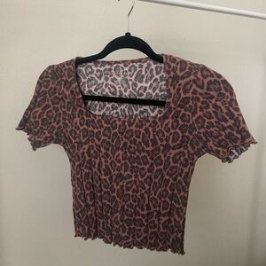 AMERICAN EAGLE OUTFITTERS | Cheetah Top